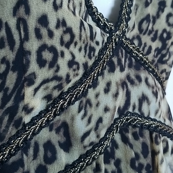 Animal Print Silk Dress - Picture 6 of 10